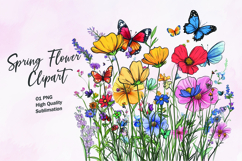 Spring flower clipart Product Image 1