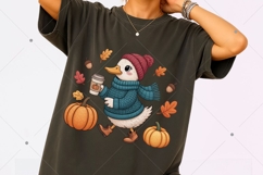 Autumn Goose PNG, Fall Coquette Png, Girly Autumn Png Product Image 4