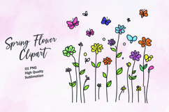 Spring flower clipart Product Image 1