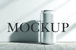 Blank soda can mockup Product Image 1