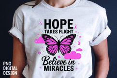Breast Cancer T-Shirt Sublimation Design Product Image 1