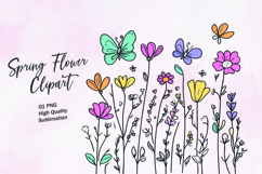Spring flower clipart Product Image 1
