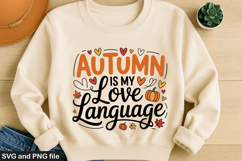 Fall quote svg, autumn svg tshirt design Product Image 1