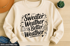 Fall quote svg, autumn svg tshirt design Product Image 1