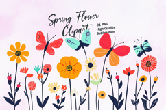 Spring flower clipart Product Image 1