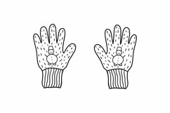 Gloves clipart | winther SVG | Gloves SVG Product Image 1