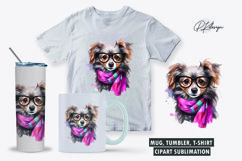 Sarcastic funny dog clipart sublimation png Product Image 1