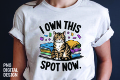 CAT SARCASTIC QUOTE SUBLIMATION T-SHIRT DESIGN Product Image 1