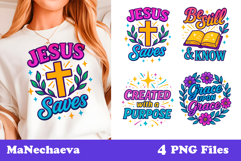 Christian Iridescent Bundle | Christmas Faith Sublimation Product Image 4