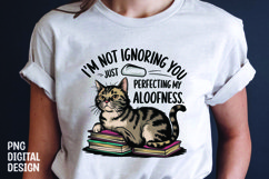 CAT SARCASTIC QUOTE SUBLIMATION T-SHIRT DESIGN Product Image 1