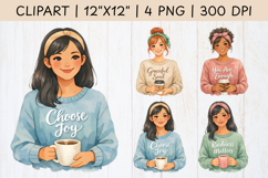 Girl Boss Babe | Business Woman affirmation clipart png Product Image 1