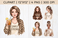 Girl Boss Babe | Business Woman affirmation clipart png Product Image 1