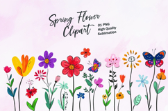 Spring flower clipart Product Image 1