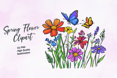 Spring flower clipart Product Image 1