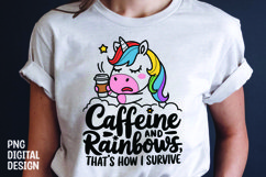 UNICORN SARCASTIC QUOTE SUBLIMATION T-SHIRT DESIGN Product Image 1