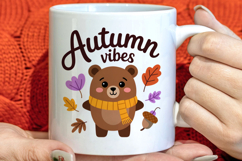 Cute Autumn Season Welcome Clipart PNG Product Image 1