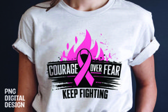 Breast Cancer T-Shirt Sublimation Design Product Image 1