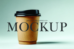 Brown paper coffee cup mockup Product Image 1