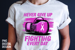 Breast Cancer T-Shirt Sublimation Design Product Image 1