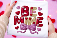 Macrame Rope XOXO with Pink Braided Bow Product Image 1