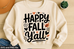 Fall quote svg, autumn svg tshirt design Product Image 1