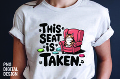 CAT SARCASTIC QUOTE SUBLIMATION T-SHIRT DESIGN Product Image 1