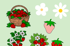 Strawberry Doodle Letters| Sublimation Alpha Pack Product Image 2