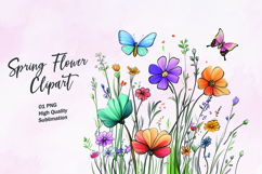 Spring flower clipart Product Image 1