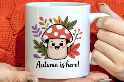 Cute Autumn Season Welcome Clipart PNG Product Image 1