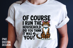CAT SARCASTIC QUOTE SUBLIMATION T-SHIRT DESIGN Product Image 1