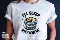 CAT SARCASTIC QUOTE SUBLIMATION T-SHIRT DESIGN Product Image 1