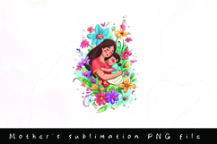 Happy mother&#039;s day clipart sublimation design Product Image 1