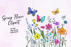 Spring flower clipart Product Image 1