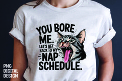 CAT SARCASTIC QUOTE SUBLIMATION T-SHIRT DESIGN Product Image 1