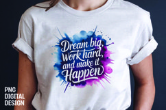 Inspirational quote colorful splash t-shirt sublimation Product Image 1