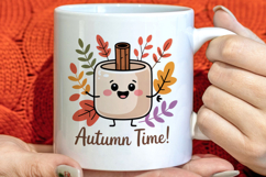 Cute Autumn Season Welcome Clipart PNG Product Image 1
