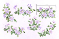 Spring flowers clipart Lilac wildflowers for sublimation Product Image 2