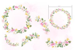 Summer floral compositions, floral frames for cards Product Image 2