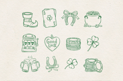 St Patricks Day SVG Bundle | Lucky Symbols Clipart PNG Product Image 2