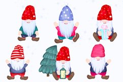 Gnome sublimation. Christmas clipart with Gnomes Product Image 2
