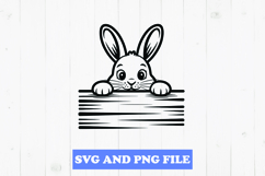 Cute bunny SVG Design for T-Shirts and Mugs Product Image 1
