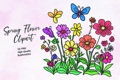 Spring flower clipart Product Image 1