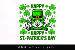 Happy St. Patrick&#039;s Day clipart png design Product Image 1