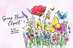 Spring flower clipart Product Image 1