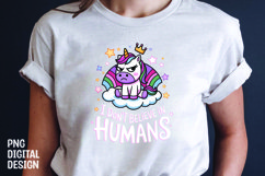 UNICORN SARCASTIC QUOTE SUBLIMATION T-SHIRT DESIGN Product Image 1