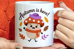 Cute Autumn Season Welcome Clipart PNG Product Image 1