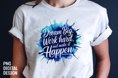 Inspirational quote colorful splash t-shirt sublimation Product Image 1