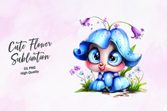 Cute Purple Lilac Clipart, clipart sublimation png Product Image 1