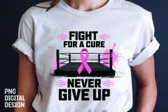 Breast Cancer T-Shirt Sublimation Design Product Image 1