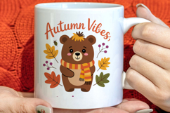 Cute Autumn Season Welcome Clipart PNG Product Image 1